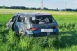Stracił panowanie nad autem i dachował 