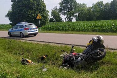 Dwa poważne wypadki na podlaskich drogach