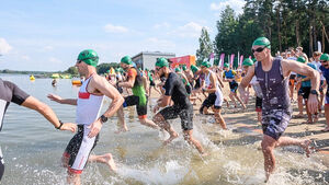 Na Dojlidach rywalizowali triathloniści. Wystartowało ponad 400 osób [ZDJĘCIA]