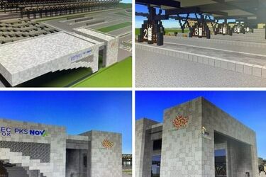 Białostocki dworzec autobusowy doczekał się wersji Minecraft