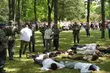 Zginęło łącznie 56 Polaków. Obecnie znajduje się tam mogiła i pomnik pamięci