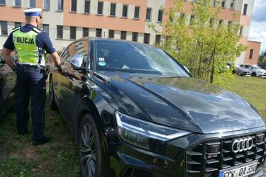Przechwycono skradzione audi warte 400 tys. zł. 