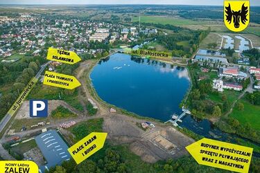 Okolice zalewu w Wasilkowie przejdą wielką metamorfozę. Trwa budowa
