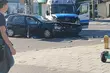 Zderzenie z radiowozem na środku białostockiego skrzyżowania [UTRUDNIENIA!] 