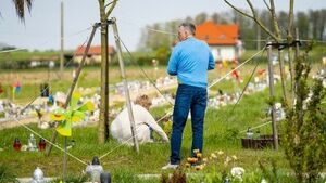 Kolorowe wiatraki, maskotki i znicze. Tak wygląda cmentarz zwierząt na Podlasiu [ZDJĘCIA]