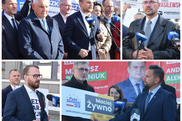 Rynek Kościuszki wypełnił się politykami. Podsumowali kampanię wyborczą