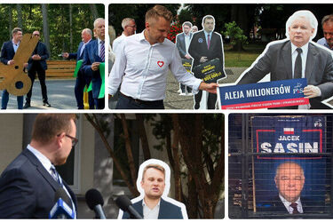 Wpadki oraz bitwa na słowa i makiety. Jak wyglądała kampania wyborcza w Podlaskiem?