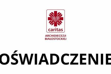 Białostocka Caritas zabrała głos ws. apostazji wicedyrektora