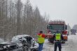 Samochód osobowy zderzył się z pługiem