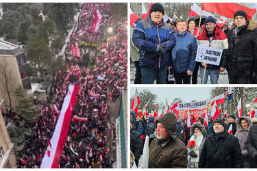 "Protest wolnych Polaków" w Warszawie. Ile autokarów przyjechało z Podlasia?