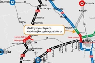 Już wiadomo, kto wybuduje odcinek S16 z Knyszyna do Krynic