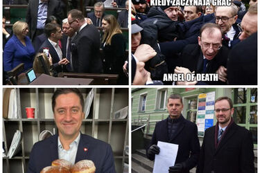 Wzywanie policji, grożenie sądem, udział w zamieszkach - spokojnie, to tylko nasi politycy