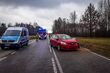 Zderzenie dwóch osobówek. Jedna osoba trafiła do szpitala 