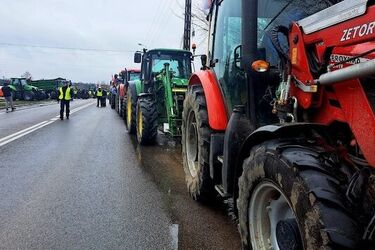 Podlascy rolnicy wyruszyli do stolicy. Biorą udział w manifestacji 