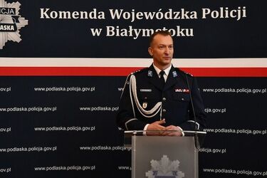 Kolejne zmiany w podlaskiej policji. Nowy zastępca komendanta przyjechał z Płocka