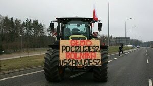 Protest rolników.  "Jedyne, co z tego wynika to dezorganizacja dnia dla mieszkańców"
