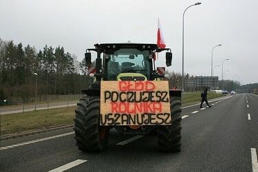Protest rolników.  "Jedyne, co z tego wynika to dezorganizacja dnia dla mieszkańców"