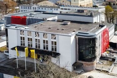 Trwa remont Teatru Dramatycznego. Tak wygląda teraz budynek [ZDJĘCIA]