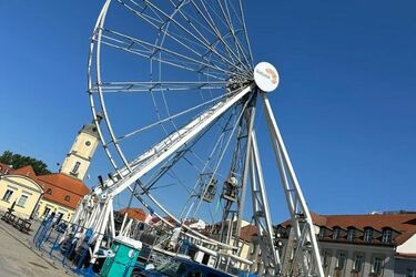 Powraca ulubiona atrakcja białostoczan. Trwają prace nad montażem młyńskiego koła
