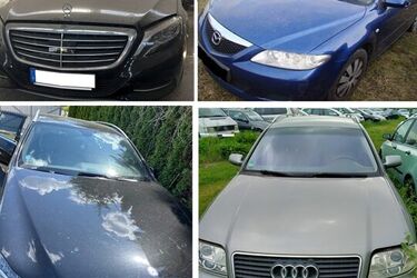 Skarbówka wyprzedaje auta. Do wylicytowania m.in. dwa mercedesy [ZDJĘCIA]