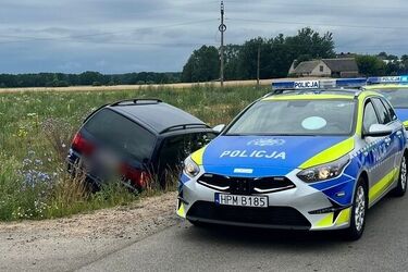 Pijany wjechał do rowu. Sąd rozważy konfiskatę auta