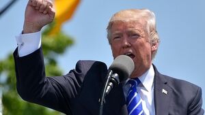 Donald Trump świętuje zwycięstwo w wyborach prezydenckich
