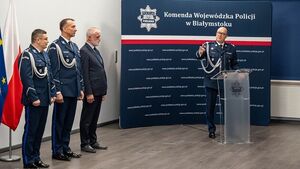 Generalski awans Komendanta Wojewódzkiego Policji. Uroczysta zbiórka w Białymstoku