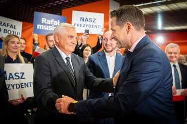 Spotkanie przed prawyborami. Rafał Trzaskowski odwiedził Białystok