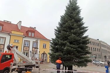W Białymstoku trwają przygotowania do świąt. Rynek Kościuszki stanie się magiczną krainą