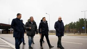 Europarlamentarzyści na podlaskiej granicy. Zapoznali się z panującą tam sytuacją