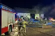 Pożar obory w regionie. Spłonęło bydło i maszyny rolnicze