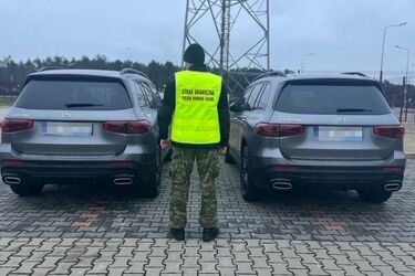 Skradzione mercedesy nie pojechały dalej