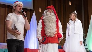 Prawdziwy Mikołaj z Laponii w Filharmonii Białostockiej. Dzieci nie kryły radości