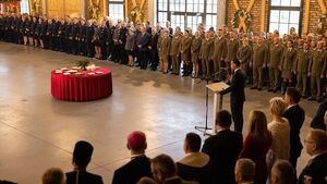 Świąteczna jedność służb mundurowych na Podlasiu. Przełamano się opłatkiem
