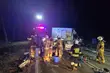 Wpadek na DK19. Osobówka zderzyła się z dostawczakiem [ZDJĘCIA]