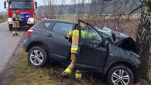 Tragedia w Wigilię. Kierowca uderzył w drzewo, nie żyje 