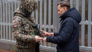 Wigilia na granicy. Wojewoda odwiedził służby mundurowe