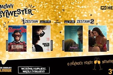 Filmowy Maraton Sylwestrowy w kinach Helios. Będą seanse przedpremierowe i toast o północy