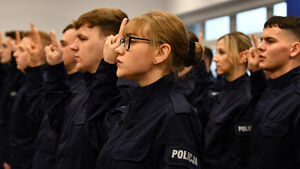 Podlaska Policja wzmocniona. 36 nowych funkcjonariuszy rozpoczyna służbę