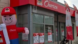 Nowy Chorten w Białymstoku. Dawniej w tym miejscu mieścił się PSS Społem