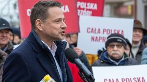 Rafał Trzaskowski odwiedził województwo podlaskie. Zrobił zakupy w sklepie Chorten