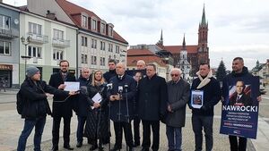 Białostocki PiS rozpoczął zbiórkę podpisów dla Karola Nawrockiego