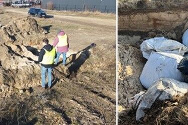 Pracownicy jednej z firm deponowali i zakopywali odpady budowlane