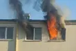 Ogień buchał z okna. Pożar mieszkania w Białymstoku 