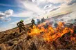 Pożar w Biebrzańskim Parku Narodowym. Trwa walka z żywiołem