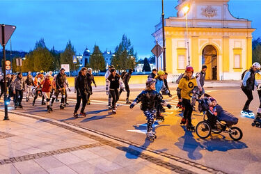 Startuje jubileuszowy sezon Nightskating Białystok