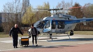 O życiu decydowały minuty. Policyjne śmigłowce dostarczyły narządy do przeszczepów