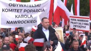 Karol Nawrocki w Białymstoku. Przyszły tłumy