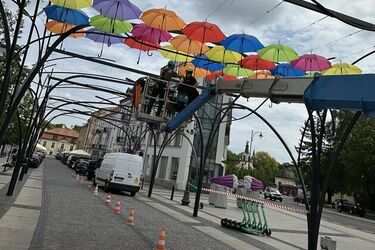 Kolorowy powrót. Tęczowe parasolki znów zawisną nad ul. Kilińskiego