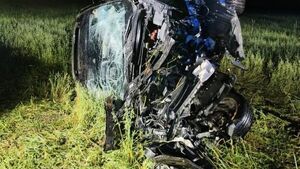 Dachowanie w Bohonikach. Za kierownicą pijana kobieta w ciąży